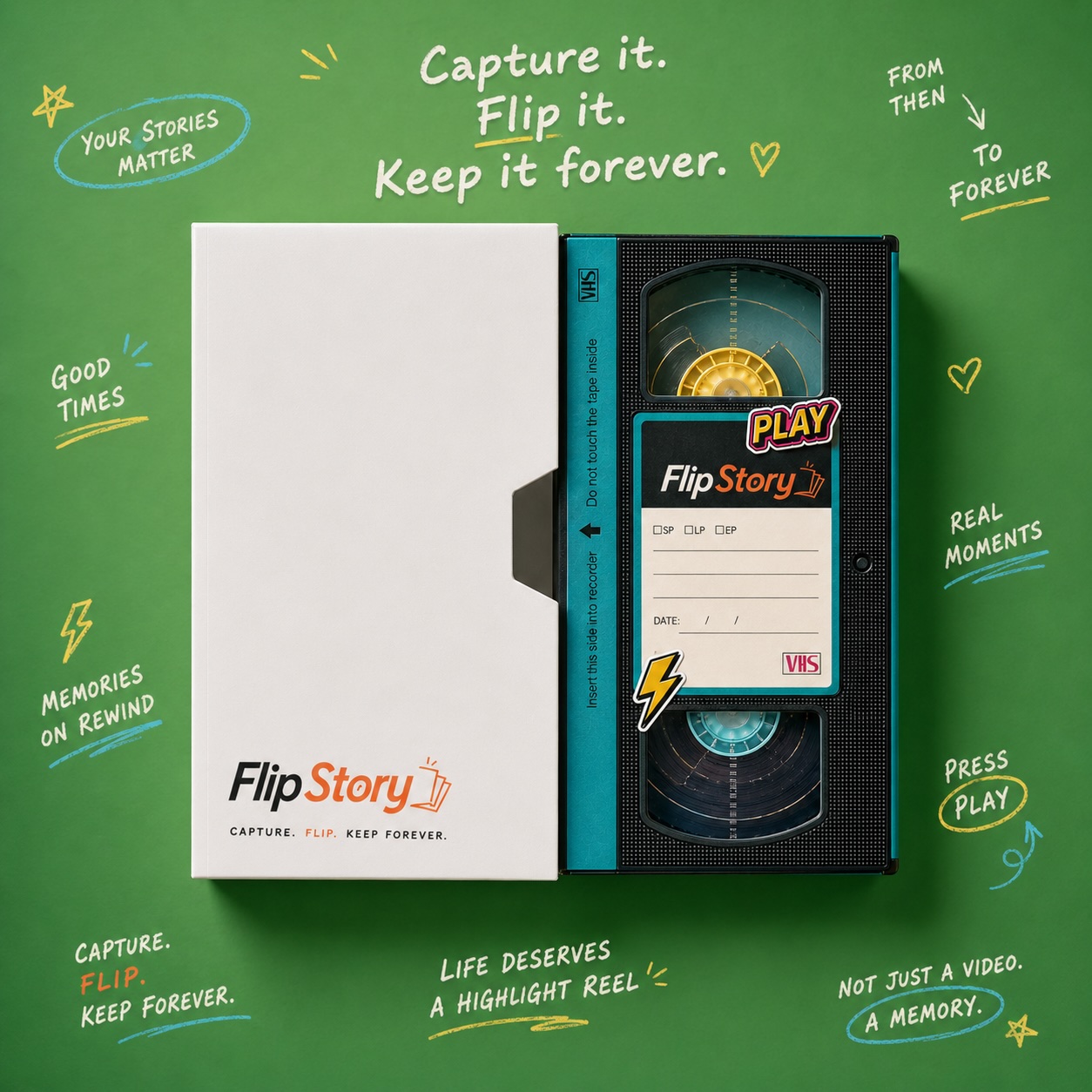 FlipStory – le flipbook animé dans sa pochette collector VHS